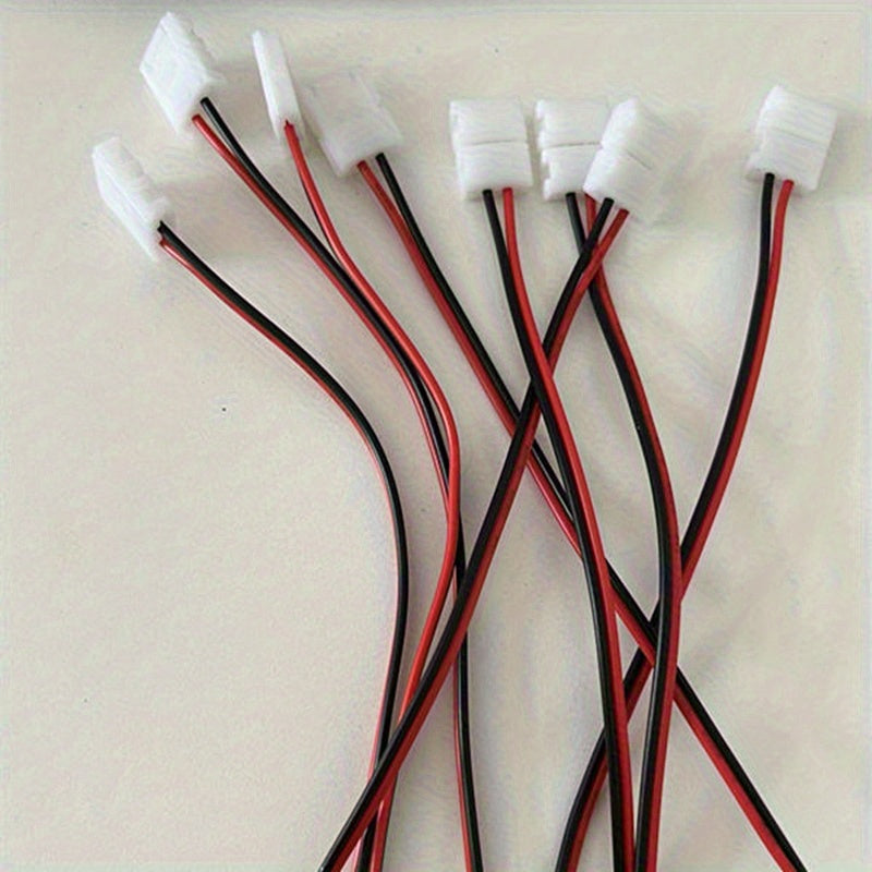 16 Pieces No Soldering LED Strip Connectors for Connecting LED Wires