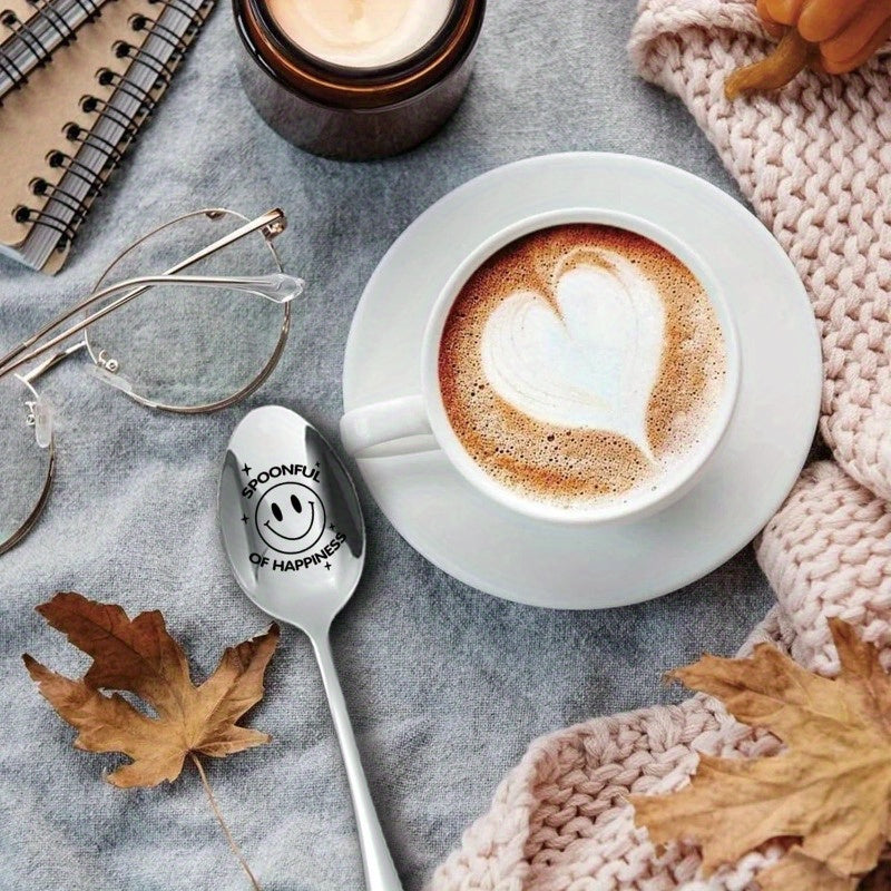 "BAHOR QO'LI: Qahva, Shirinliklar, Choy, Muzqaymoq, Jo'xori uchun mukammal o'yilgan zanglamaydigan po'lat qoshiq"