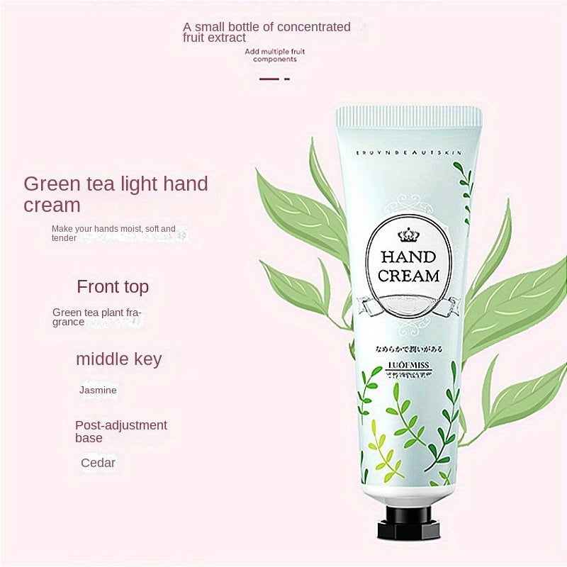 5pc Hand Cream Set with Glycerin and Floral Scents in Purple Packaging