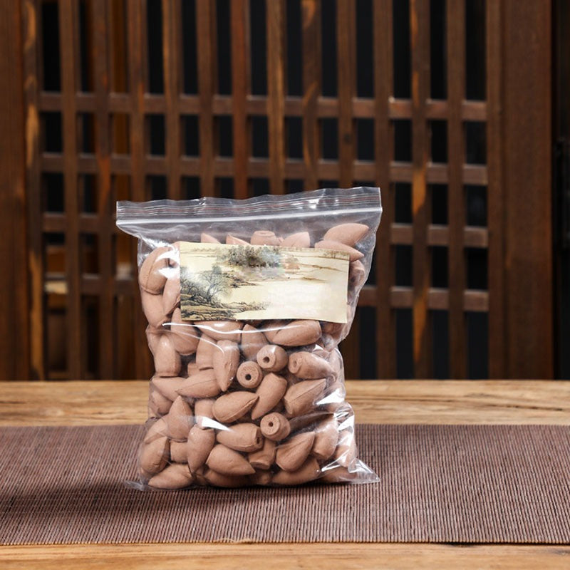 60 шт. конусов для обратного потока благовоний для домашней ароматерапии и декора комнаты, натуральные ароматизированные благовония для устройства обратного потока - идеальный подарок для йоги.