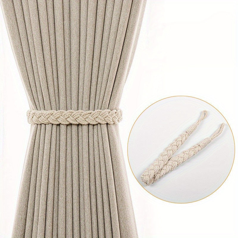 Cuerda de atadura para cortinas minimalista boho-chic trenzada decoración del hogar lista para cruzar fronteras