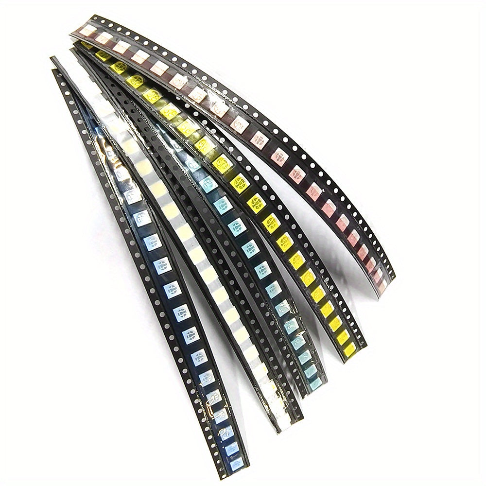 100 Pieces SMD LED Kit Assorted Miniature Diodes for DIY Projects