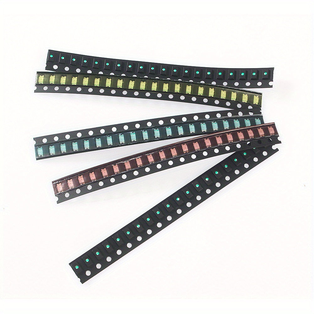 100 Pieces SMD LED Kit Assorted Miniature Diodes for DIY Projects