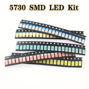100 Pieces SMD LED Kit Assorted Miniature Diodes for DIY Projects
