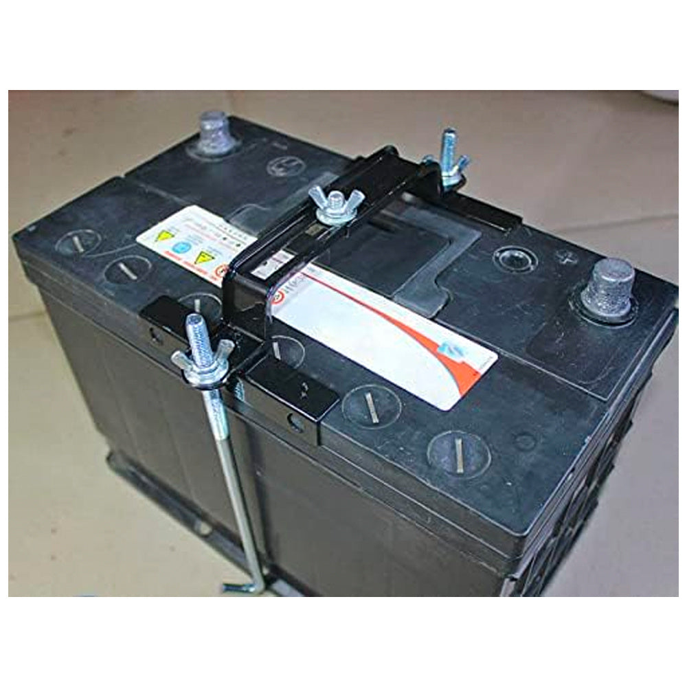 Universal Battery Hold Down Kit with L-Bolt for Cars and SUVs