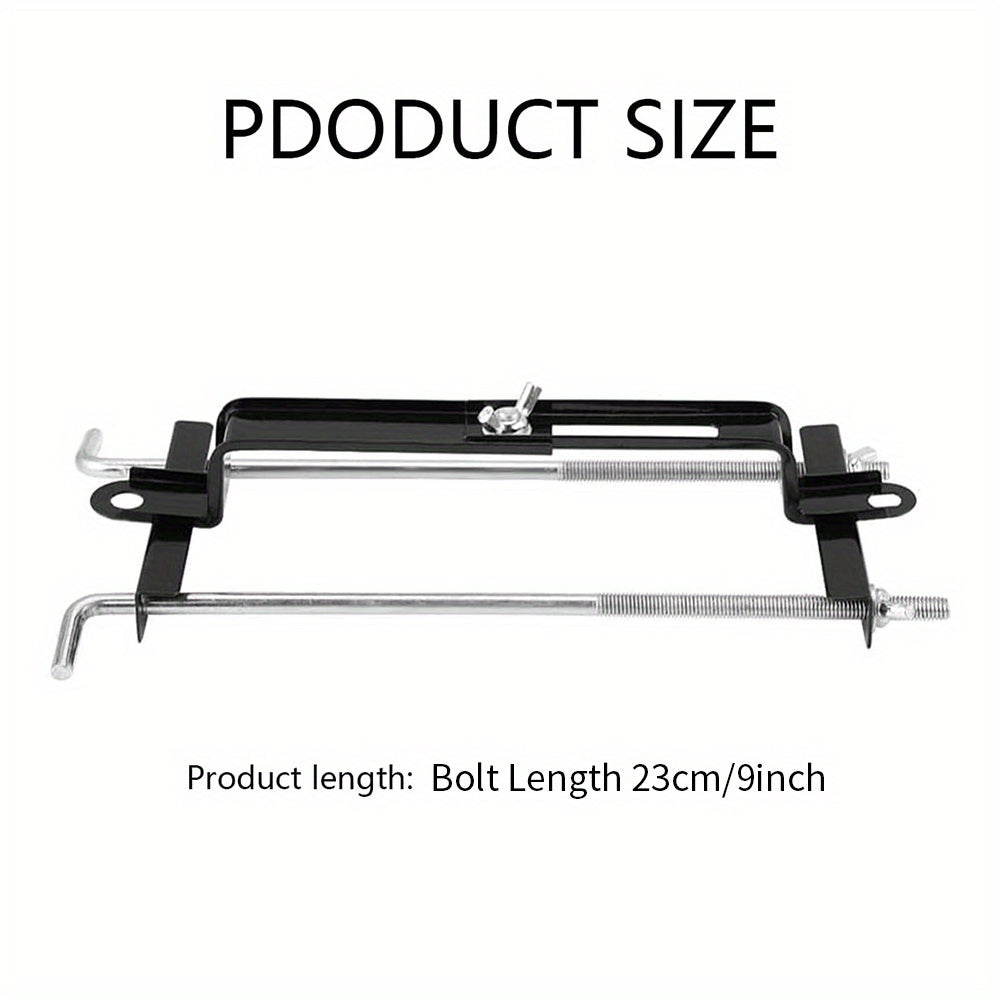 Universal Battery Hold Down Kit with L-Bolt for Cars and SUVs