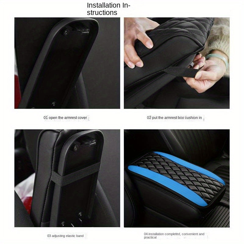 Avtomobil markaziy o'rindiq yostiqasi, karbon tolali qulay pad, transport uchun