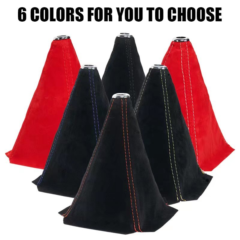 Universal Car Gear Shift Knob Cover Waterproof PU Leather Dust Boot Interior Decor