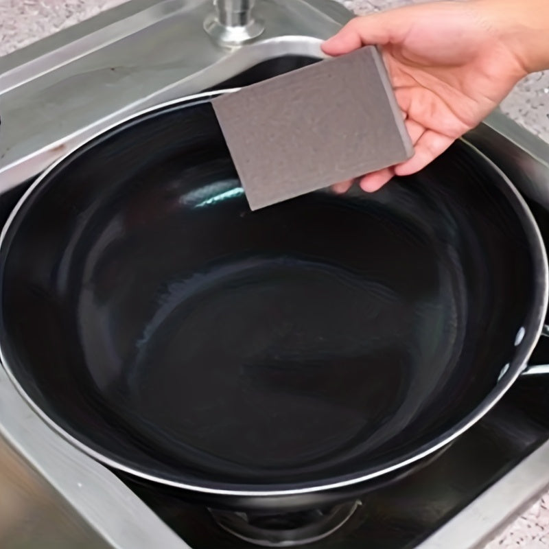 Carborundum Kitchen Cleaning Sponge Brush Commercial Restaurant Scrub Pad