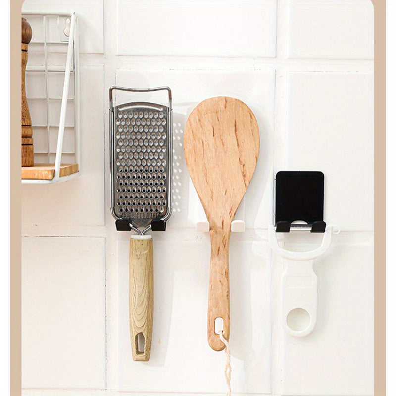 Ganchos autoadhesivos para baño, cocina y armario, pack de 2 o 4