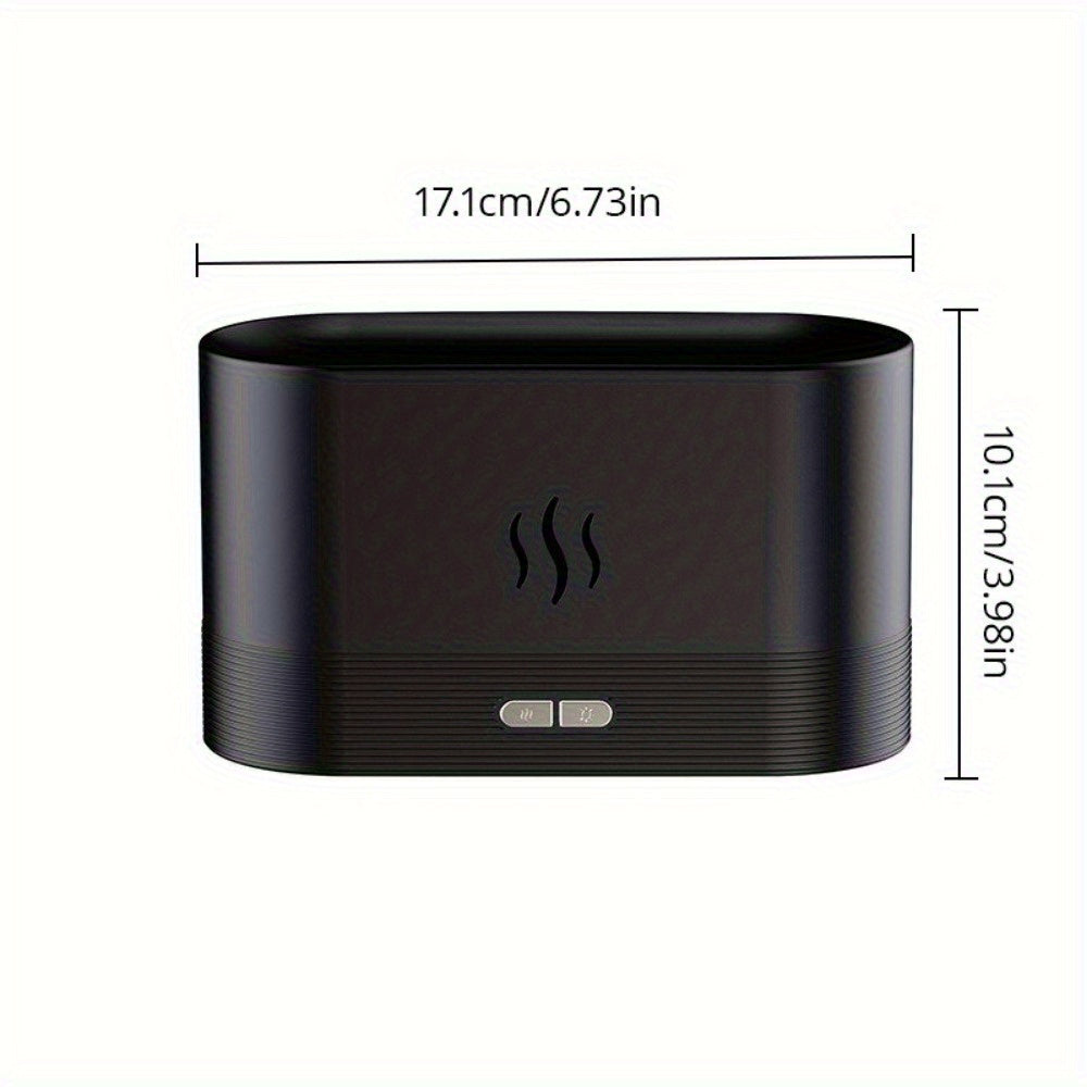 Colorful Flame Aromatherapy Diffuser USB Small Humidifier Air Fragrance Machine