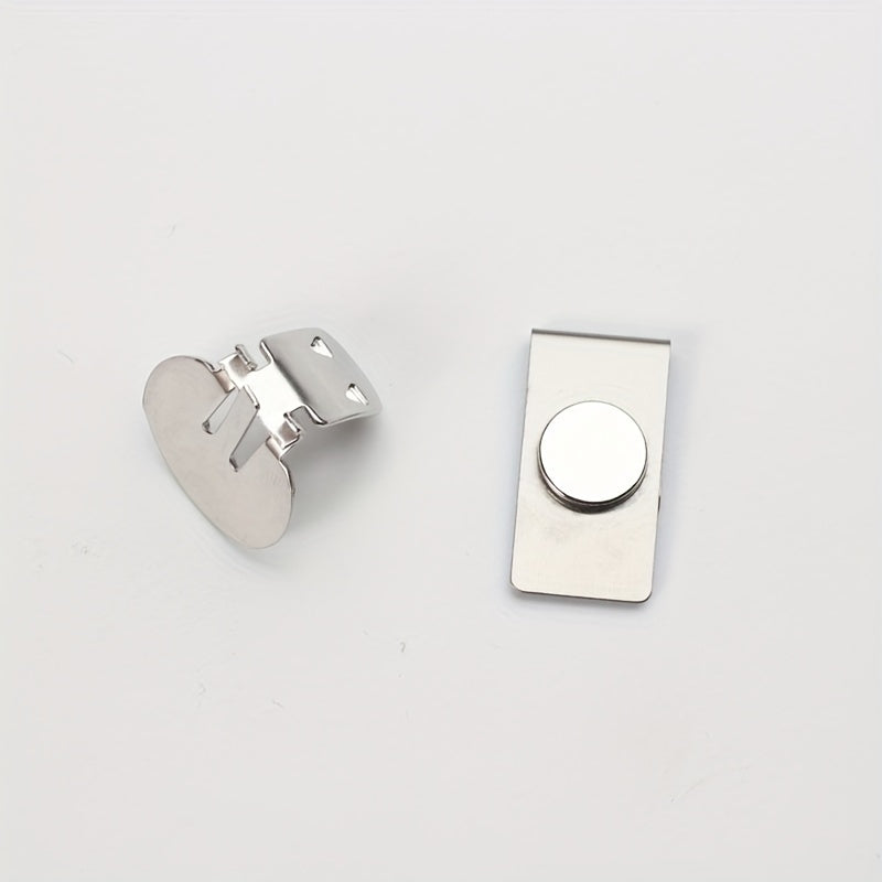 Men's Stainless Steel Magnetic Tie Clip Durable Trendy Accessory