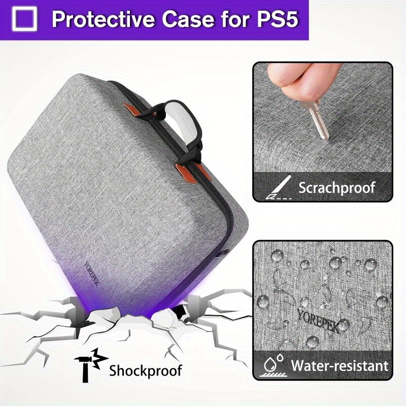 PS5 konsoli va boshqaruvchisi uchun himoya qattiq qopqoq, PS5 Digital Edition va Playstation 5 Pro uchun mos. Ideal 14-fevral sovg'asi.