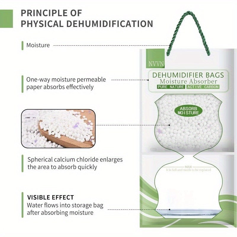 Household Hanging Dehumidifier Bag Moisture Absorber Wardrobe Desiccant