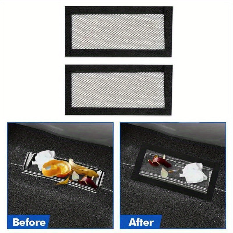 Black Air Outlet Covers For Tesla Model 3 and Model Y Dust Guards 2/4pcs