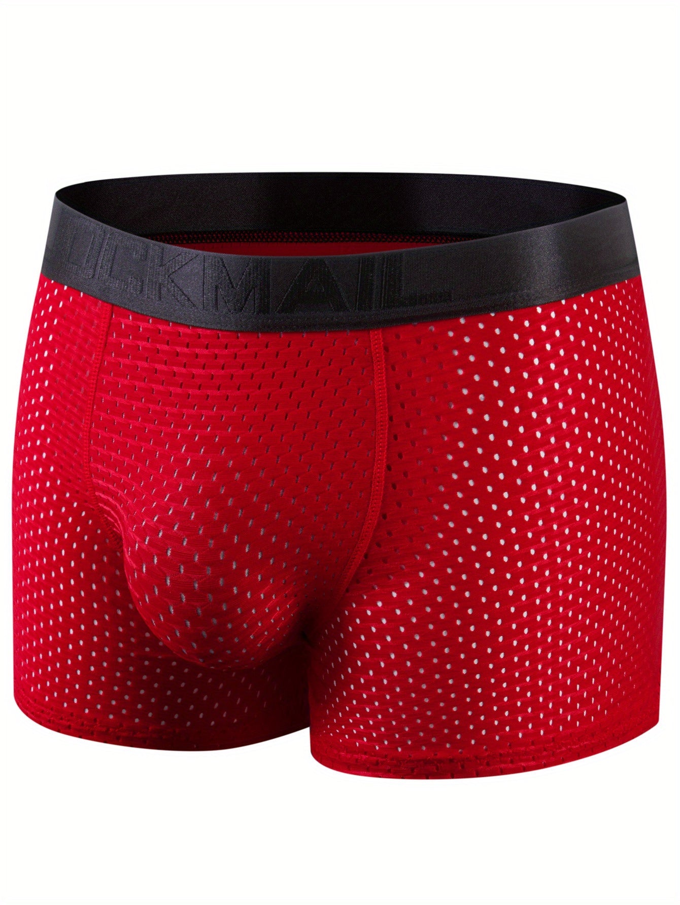 Men's Breathable Mesh Boxer Briefs with Butt Shaping and Support