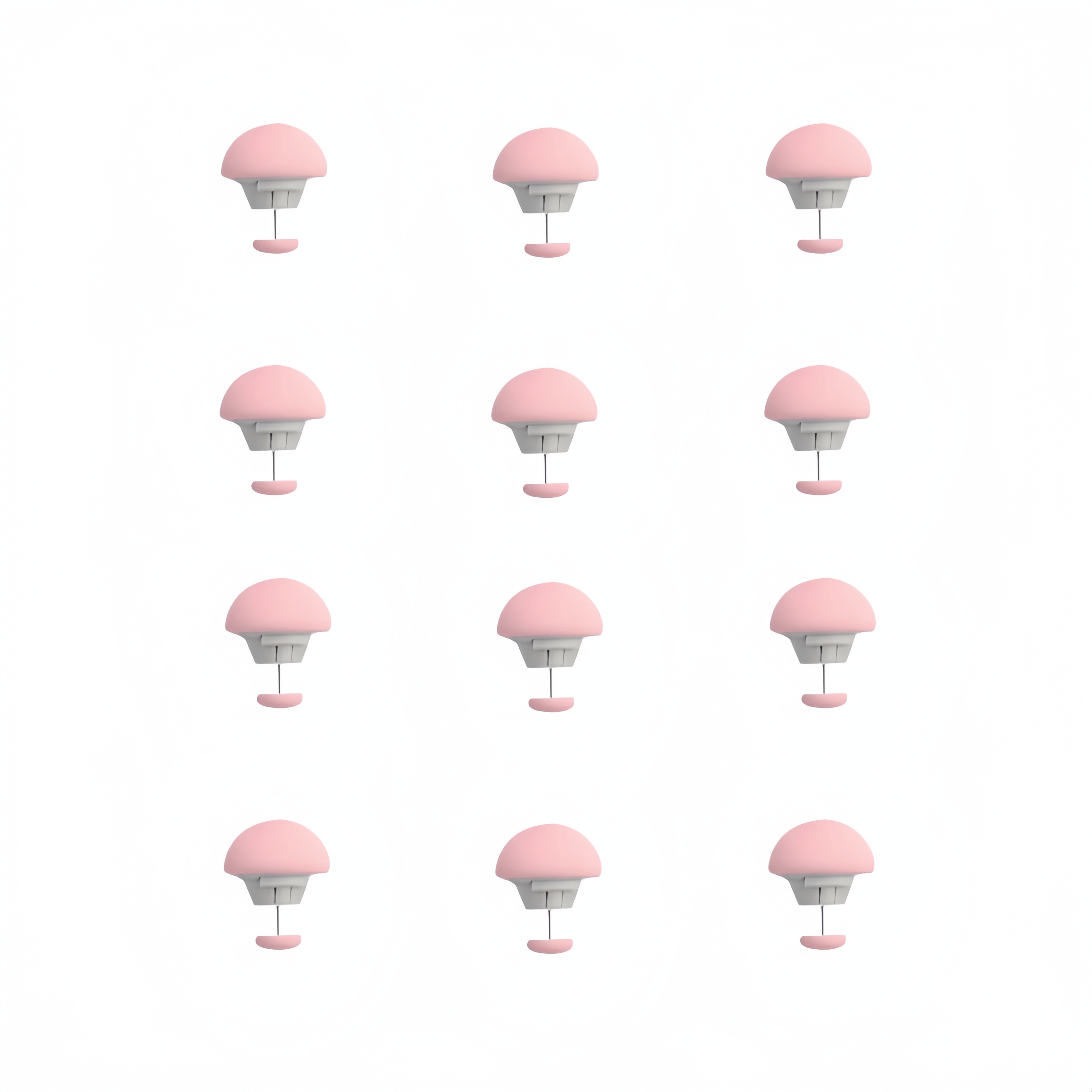 Set of 12 Nail Quilt Corner Fixers Non-slip Invisible Holders for Cotton Quilts