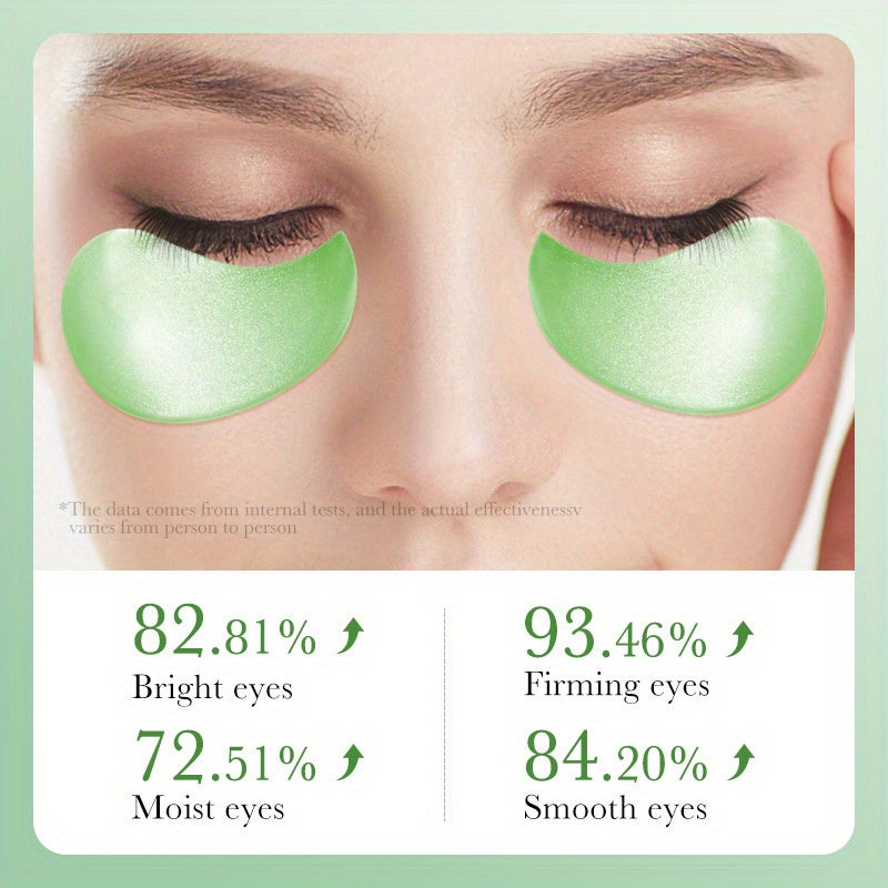 Hypoallergenic Eye Mask with Aloe Vera and Collagen for All Skin Types Moisturizing and Firming