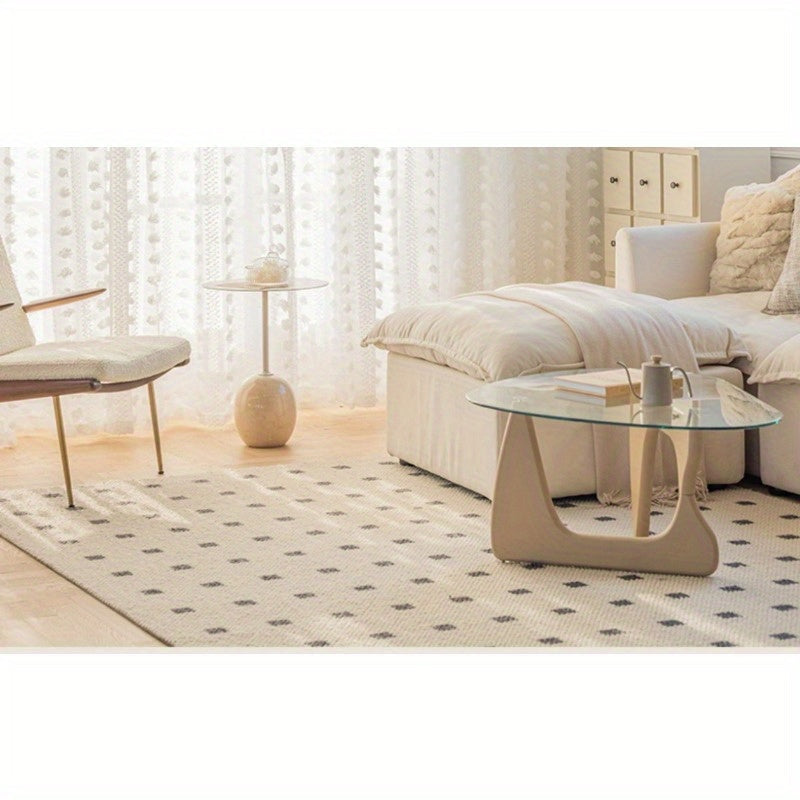 French Country Style Sheer Curtain with Jacquard Pattern for Living Room or Bedroom