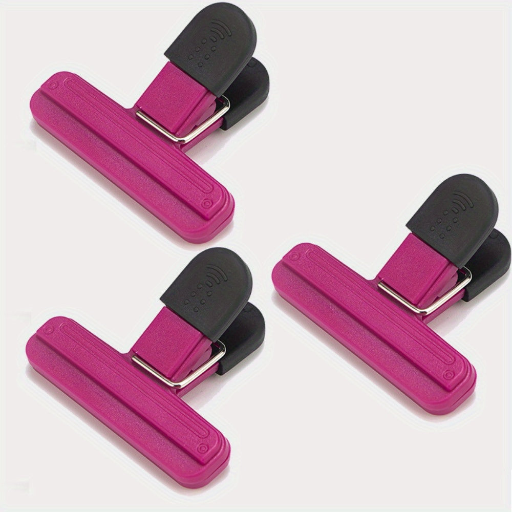 6 ta Oziq-ovqat Sumkasi Kliplari, Chiplar va Boshqa Snacklarni Mühürlash uchun, Havo O'tkazmaydigan Yopish uchun Mustahkam Qisqich, Turli Meva va Plastik Sumkalar uchun Ideal, Oshxona Tashkiliy va Saqlash uchun Mukammal, Oshxona uchun Zaruriy Aksessuarlar