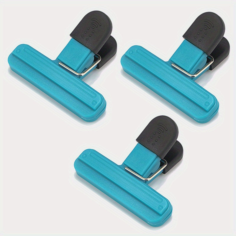 6 ta Oziq-ovqat Sumkasi Kliplari, Chiplar va Boshqa Snacklarni Mühürlash uchun, Havo O'tkazmaydigan Yopish uchun Mustahkam Qisqich, Turli Meva va Plastik Sumkalar uchun Ideal, Oshxona Tashkiliy va Saqlash uchun Mukammal, Oshxona uchun Zaruriy Aksessuarlar