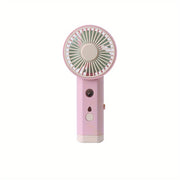 Portativ qo'lga olinadigan USB zaryadlanadigan kichik fan, avtomatik suv to'ldirish purkagichi, atmosfera tungi chiroq xususiyati va sovutish asbobi funksiyasi.