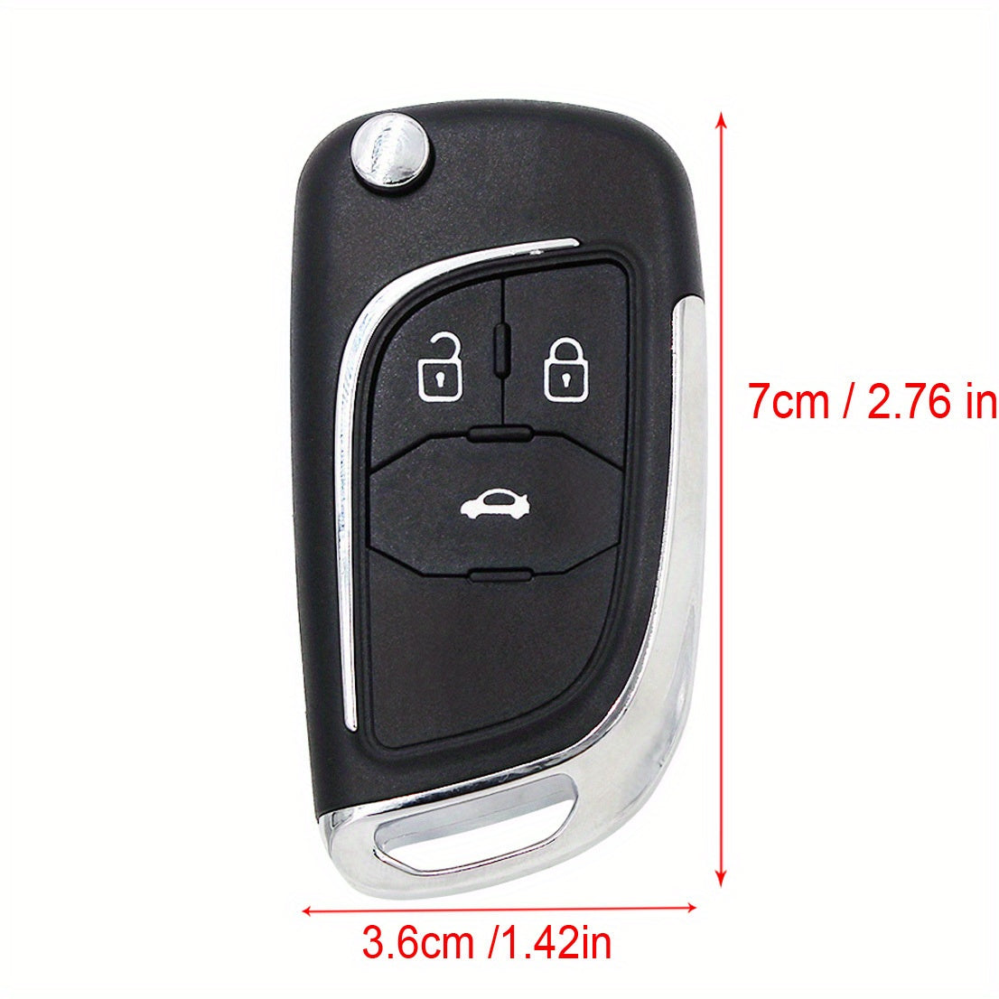 Car Key Shell for Cars 2/3/4/5 Button Uncut Key Case