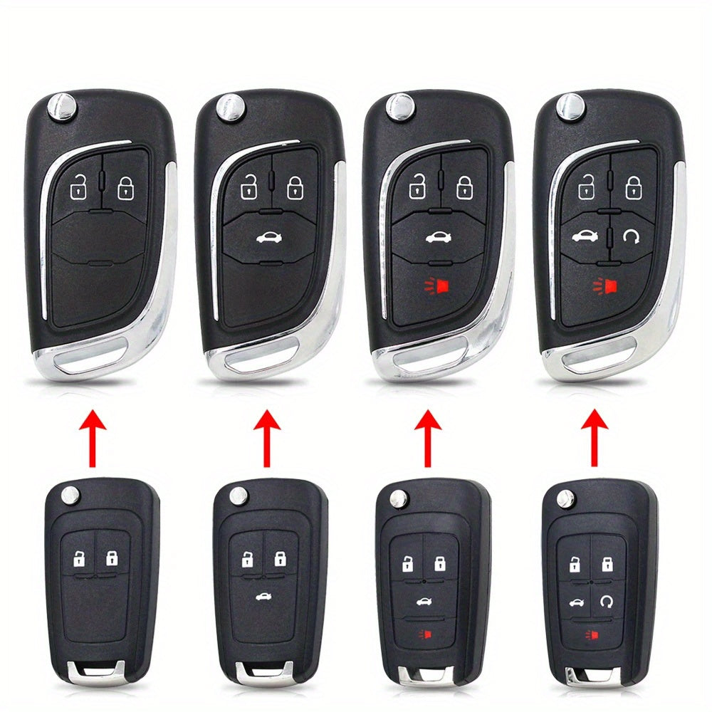 Car Key Shell for Cars 2/3/4/5 Button Uncut Key Case