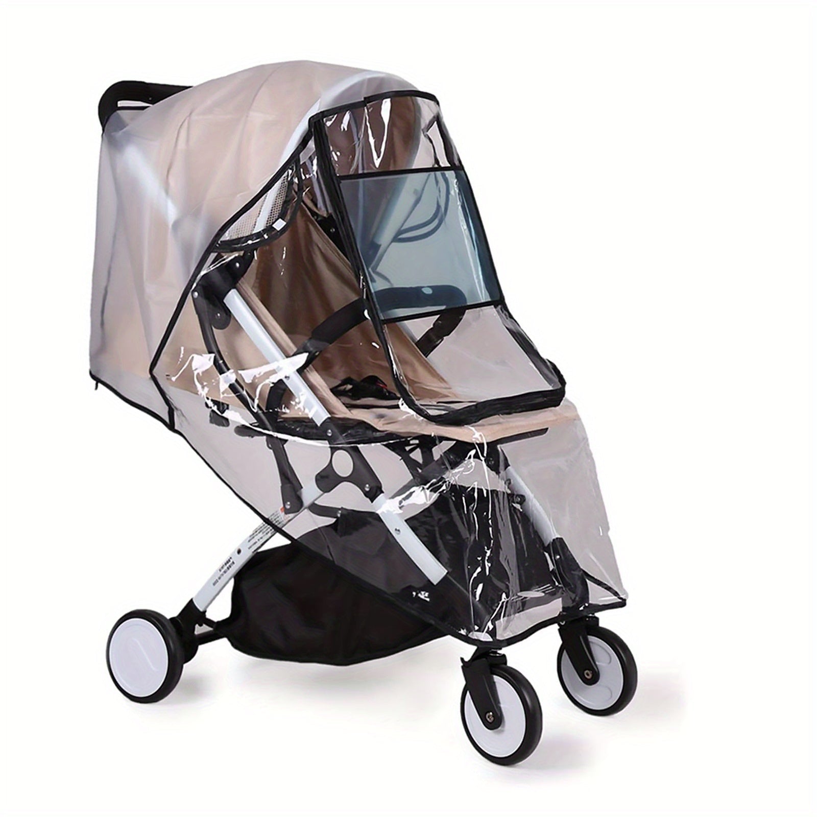 Universal Transparent Rain Cover for Strollers Waterproof Wind Dust Protection