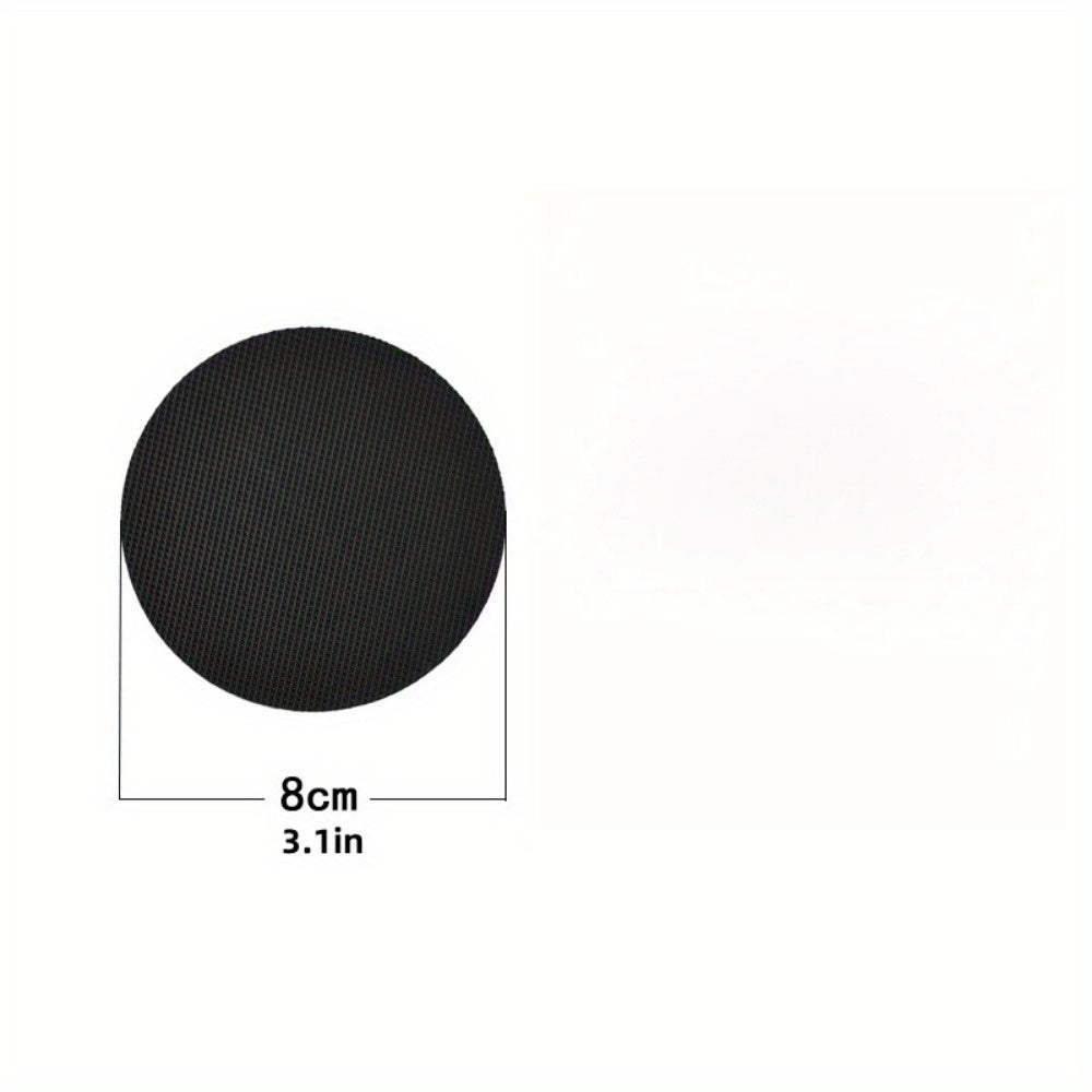 Set of 6 Non-Slip Bathtub Stickers with Scraper, Adhesive Safety Treads for Shower and Bathroom