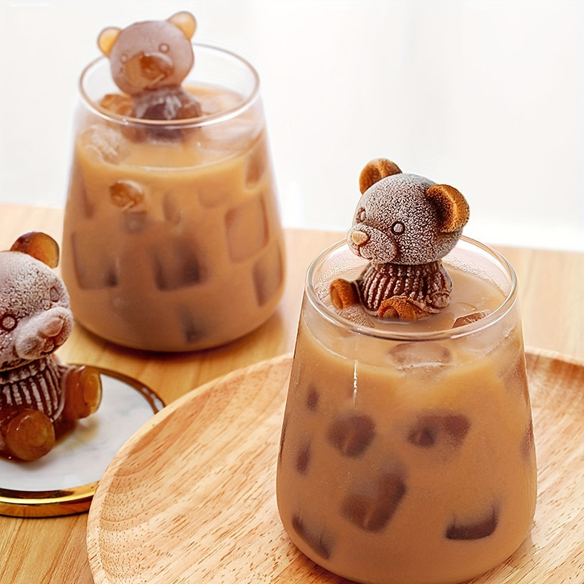 Cute Silicone Ice Mold for Frozen Cubes, Food Safe, Reusable Kitchen Accessory