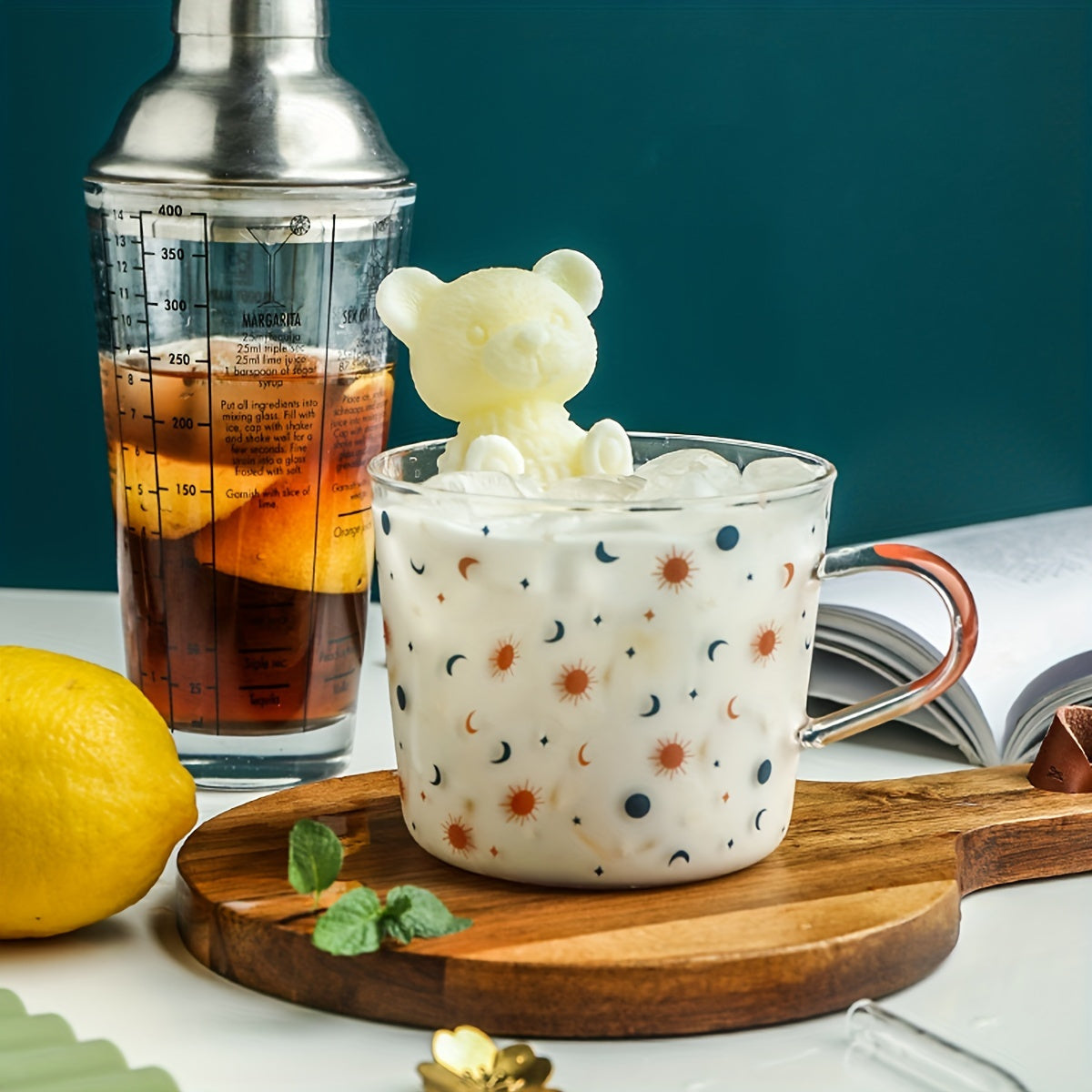 Cute Silicone Ice Mold for Frozen Cubes, Food Safe, Reusable Kitchen Accessory