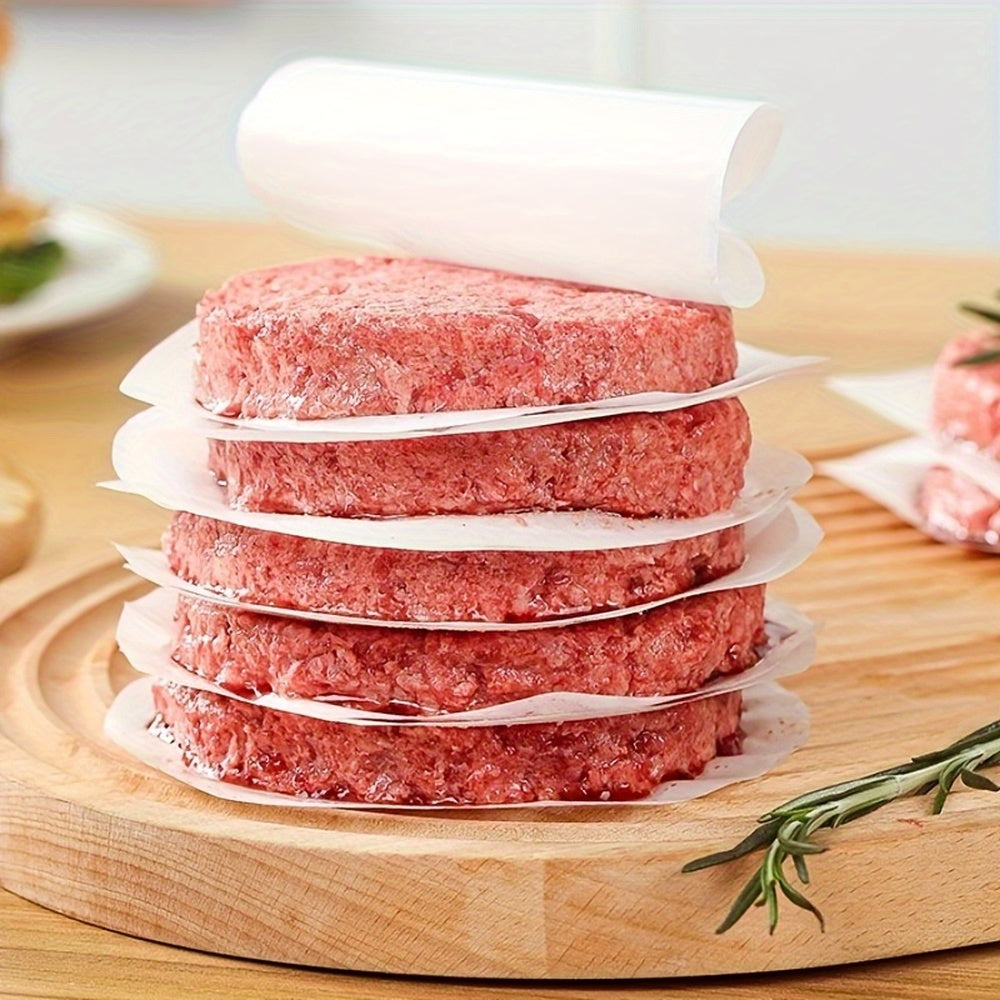 500pcs Non-Stick Hamburger Patty Paper 11cm Food-Grade Freezer Safe
