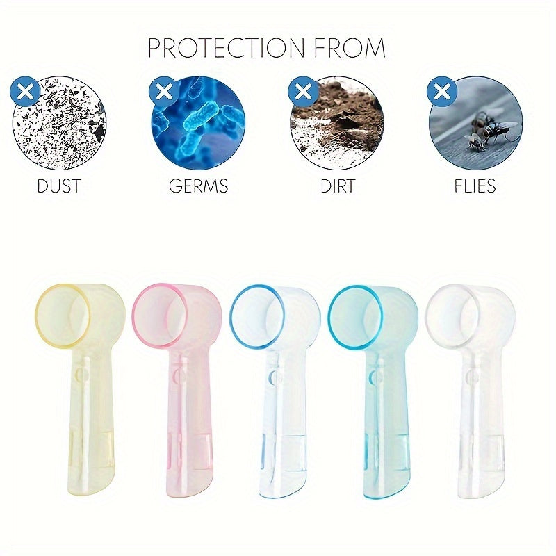 4Pcs Portable Toothbrush Cover Protectors Travel Bathroom Accessories