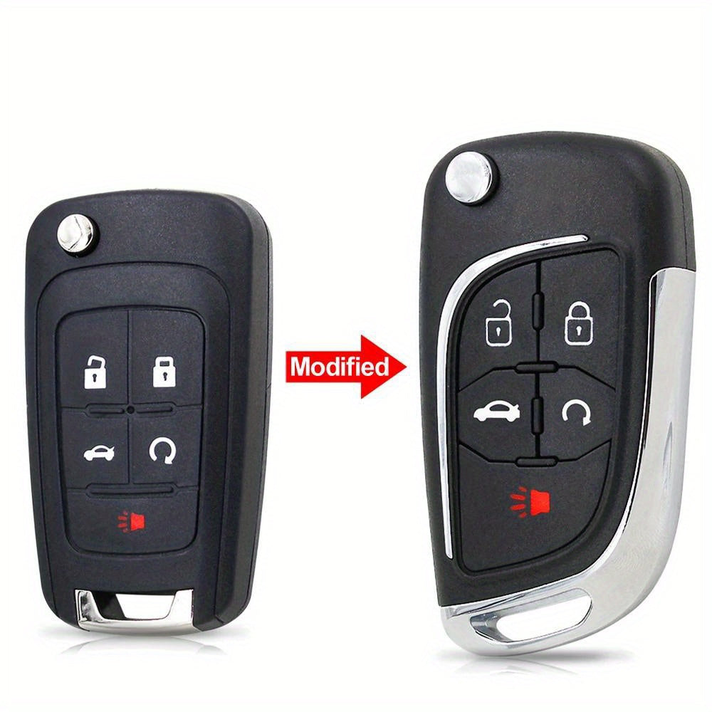 Car Key Shell for Cars 2/3/4/5 Button Uncut Key Case