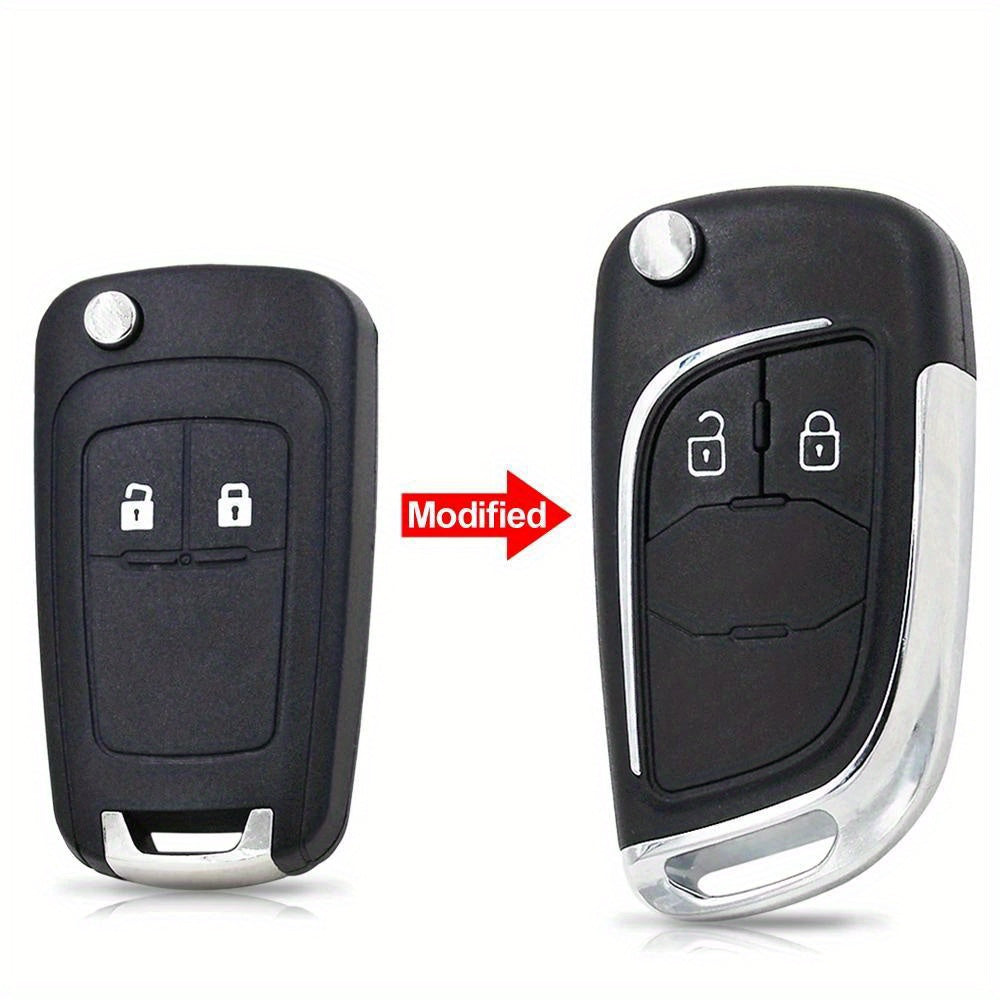 Car Key Shell for Cars 2/3/4/5 Button Uncut Key Case