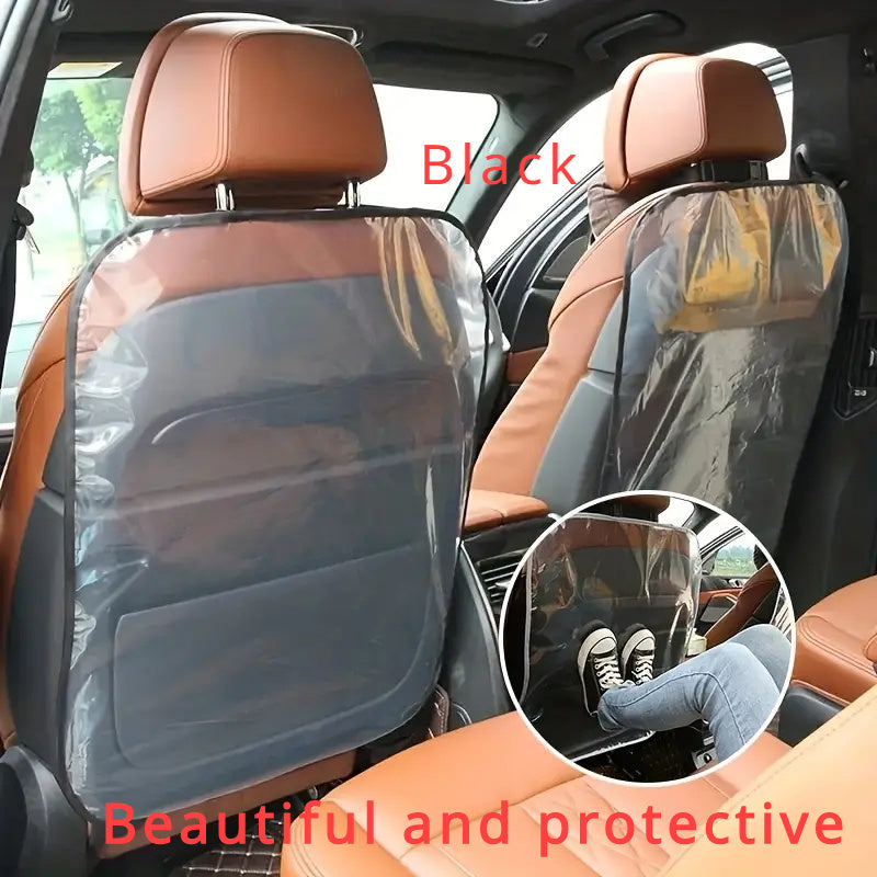 Car Seat Back Protector Waterproof Stain-Resistant Anti-Kick Easy Clean All-Season