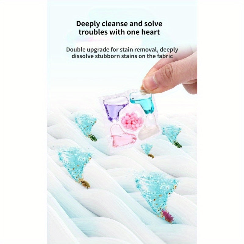 30 Pieces 5-in-1 Laundry Detergent Soap Box for Apartments Dorms Cleaning