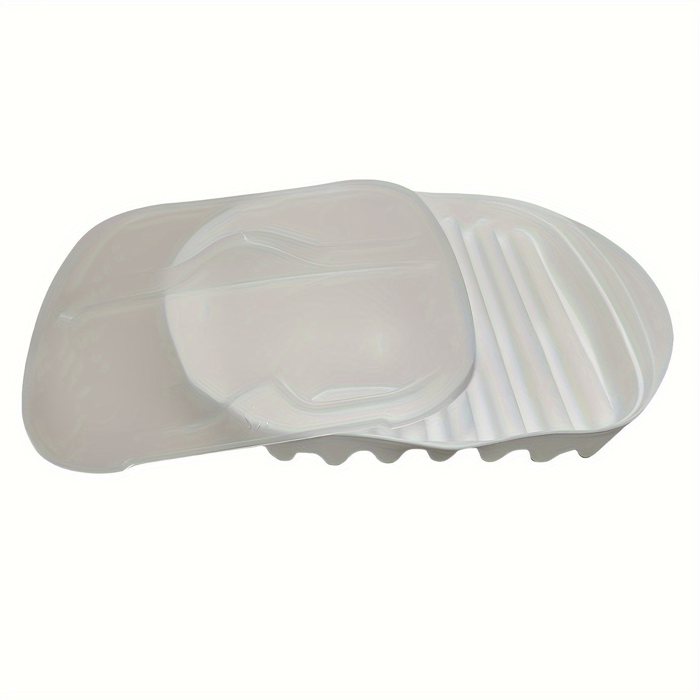 Mikroto'lqinli pechda bacon uchun plastinka, grill, pizza va sous plastinkalari, pechda pishirish - Qizil va Oq oshxona asbobi.