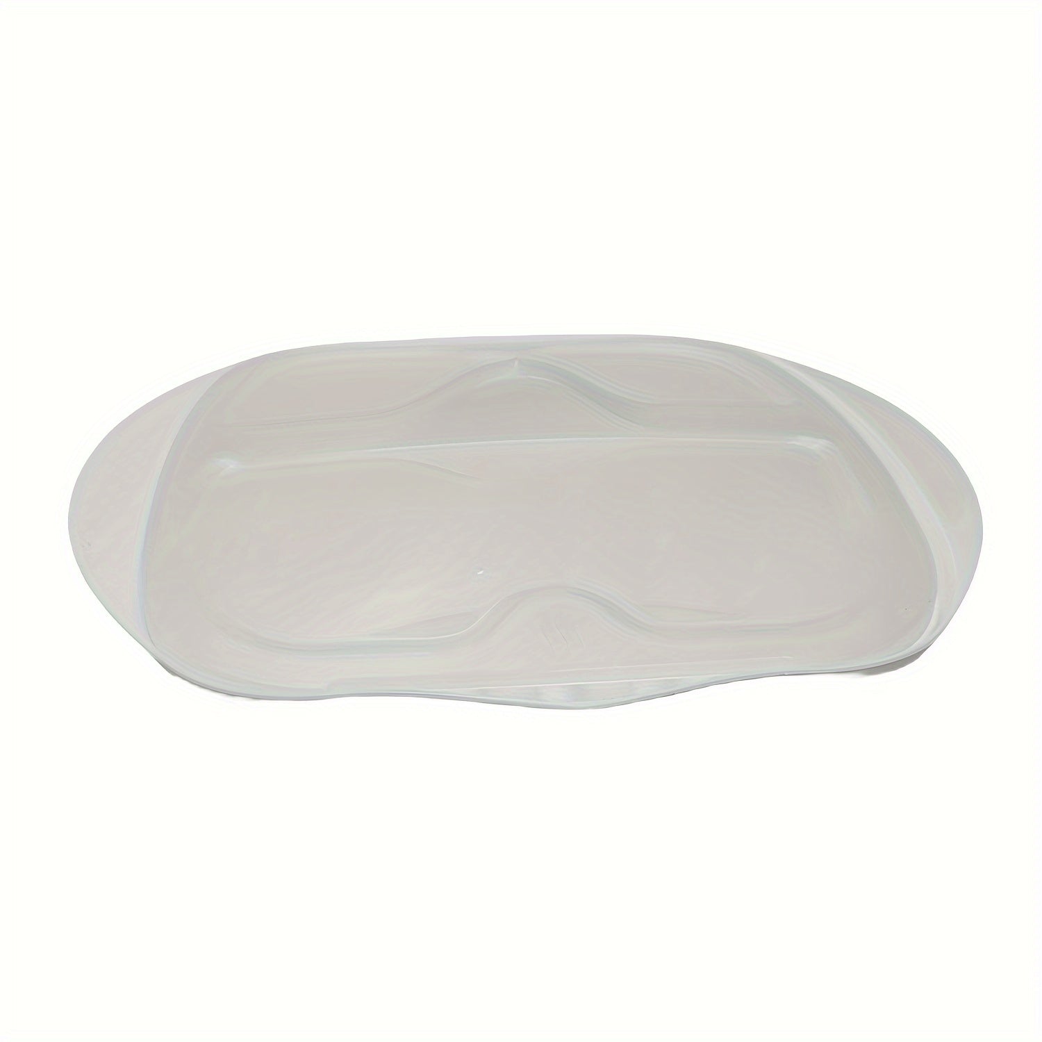 Mikroto'lqinli pechda bacon uchun plastinka, grill, pizza va sous plastinkalari, pechda pishirish - Qizil va Oq oshxona asbobi.