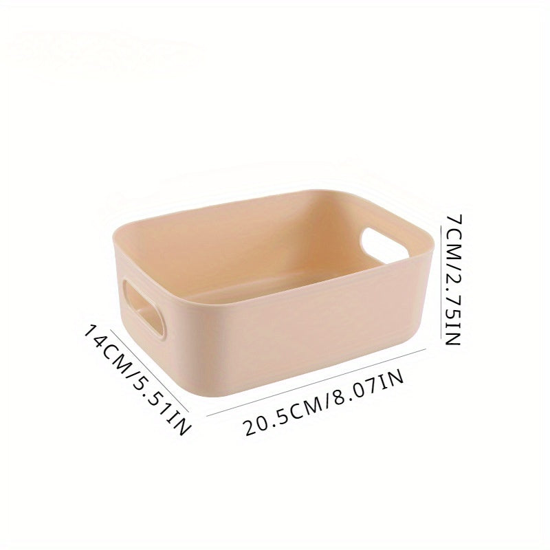 Plastic Storage Box for Bathroom and Kitchen Organization with Dividers
