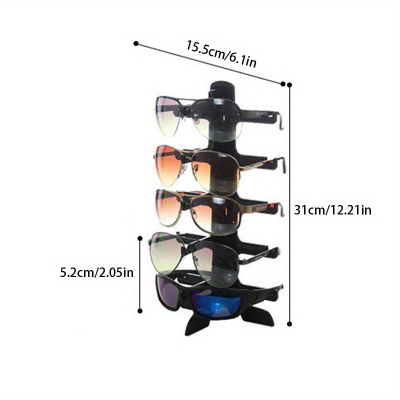 Eyewear Organizer Glasses Storage Rack for Eyeglasses and Sunglasses Detachable and Sleek