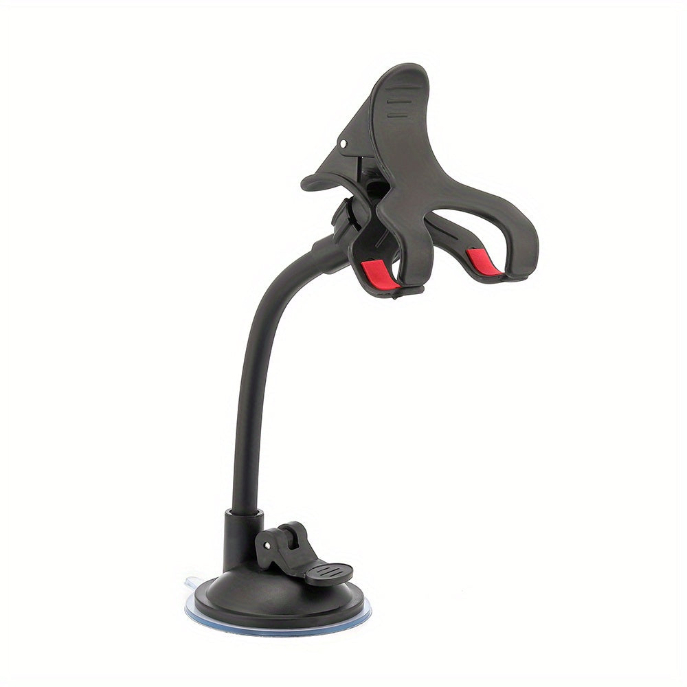 Soporte para teléfono de coche con cuello de ganso ajustable de 360° y ventosa
