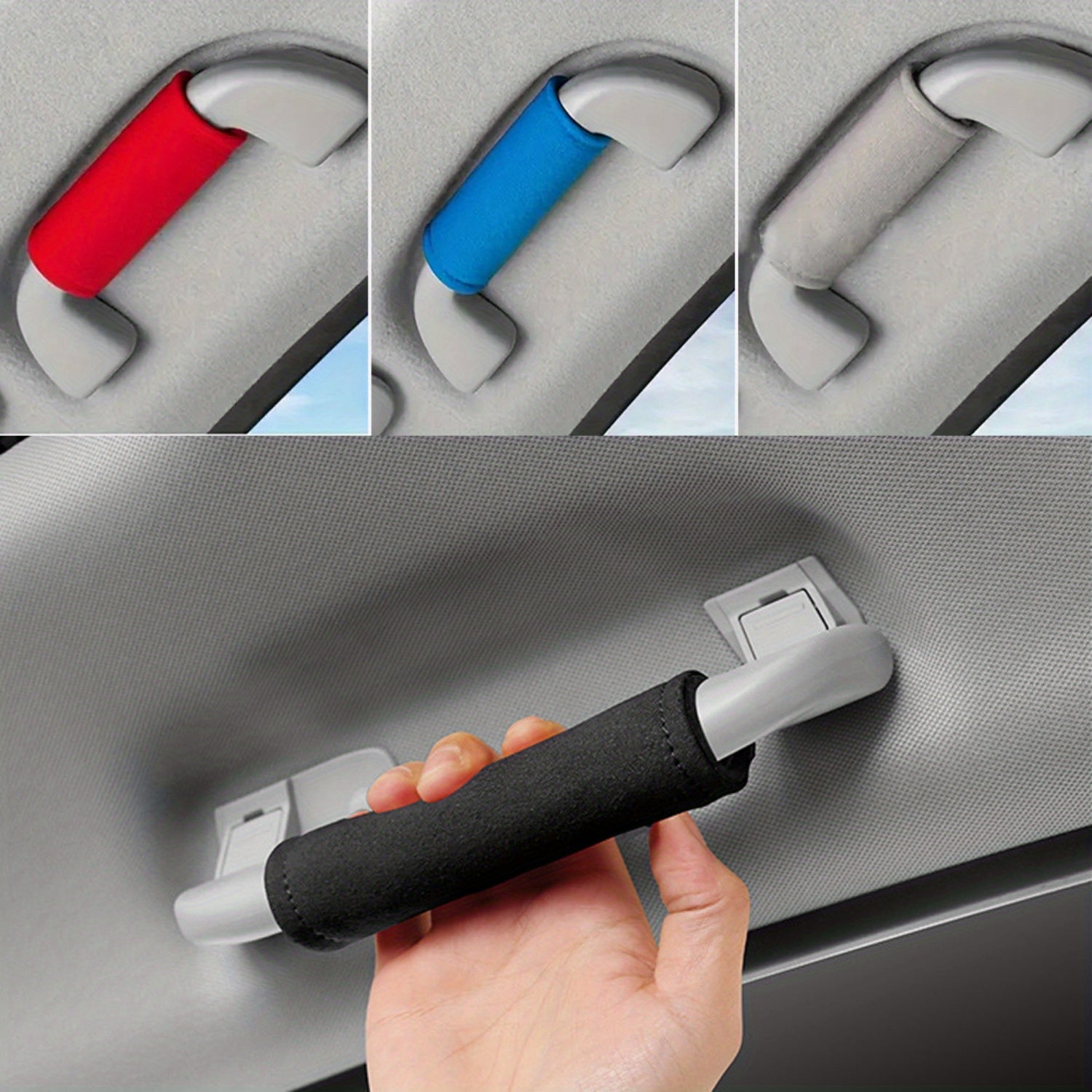 Avtomobil ichki bezaklari yumshoq tutqich qopqog'i, avtomobil eshigi himoyachisi, 2 dona