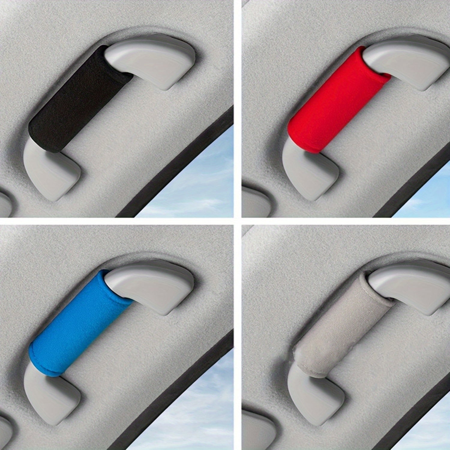 Avtomobil ichki bezaklari yumshoq tutqich qopqog'i, avtomobil eshigi himoyachisi, 2 dona