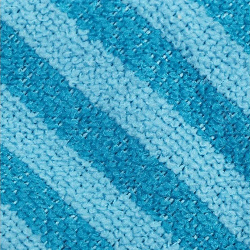 Microfiber Dish Towels Set with Striped Print, Absorbent, Easy to Wash, Kitchen Cleaning Cloths