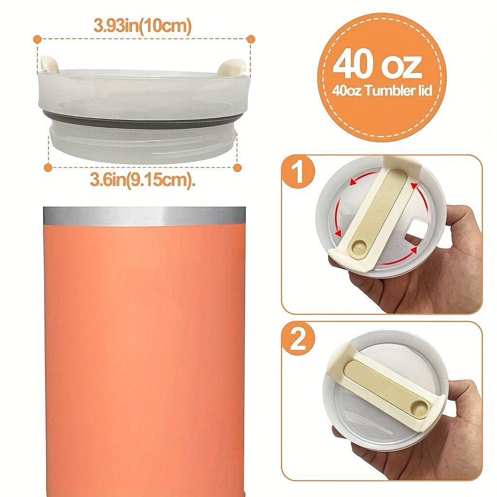 Tapa para vaso de 40 oz sin fugas, compatible con Adventure Quencher para taza de viaje