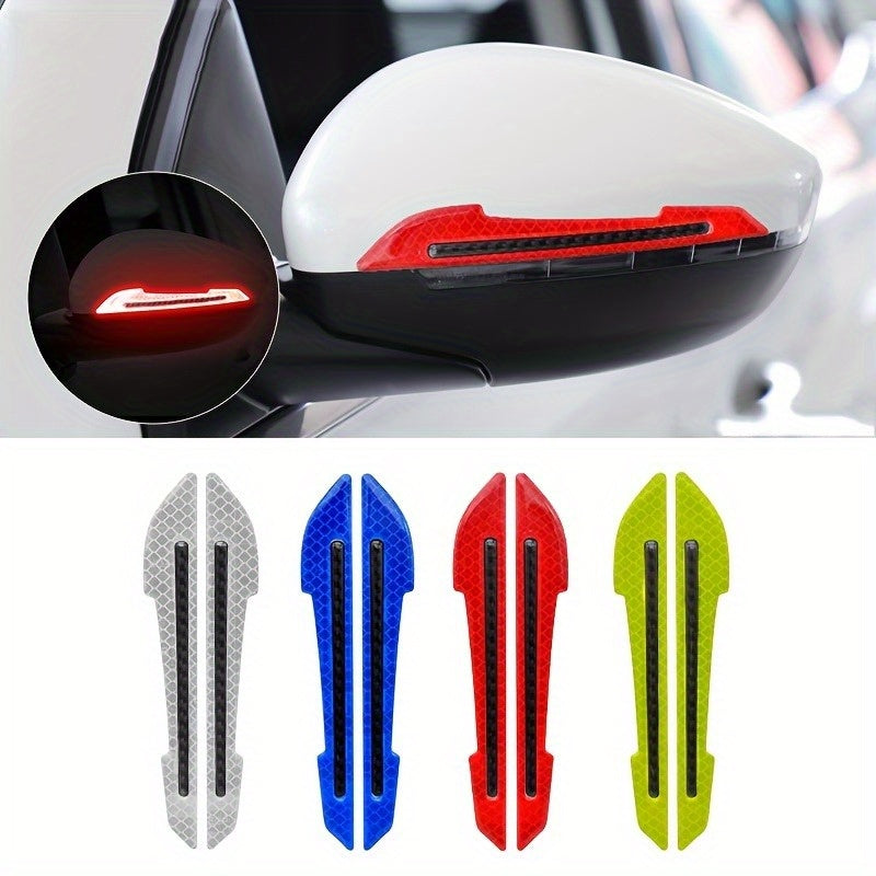 Universal Reflective Side Mirror Stickers for Cars Safety and Style