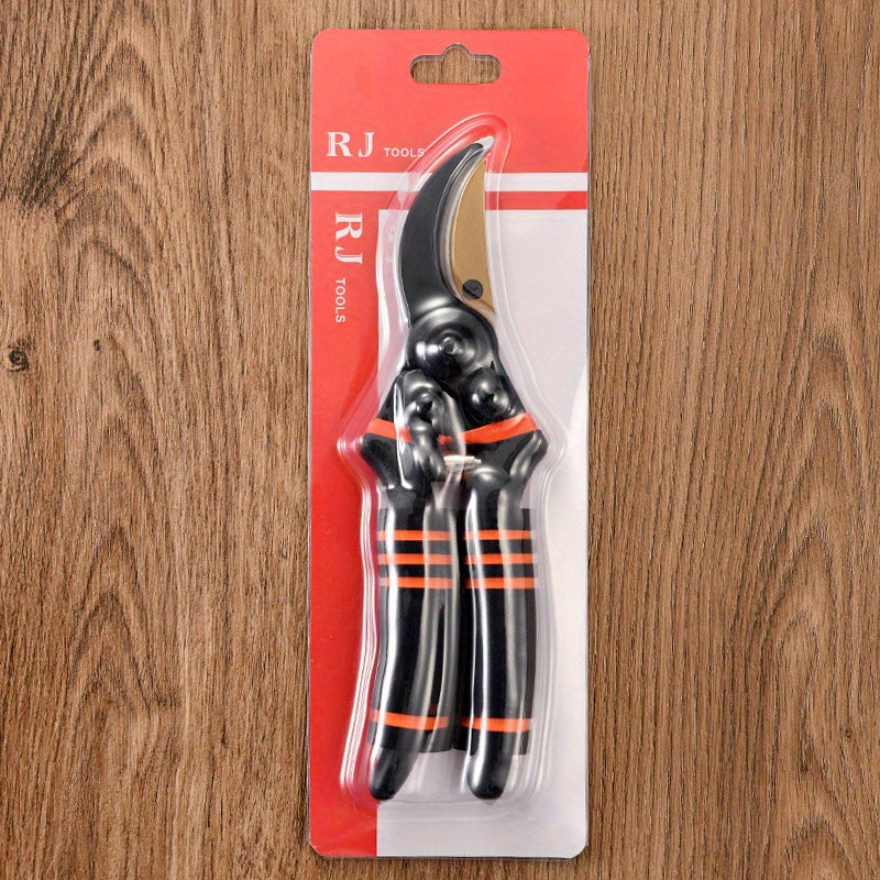 Premium SK5 Steel Pruning Shears 21.59cm Bypass Garden Clippers Durable Titanium Coated