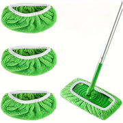 Microfiber Mop Replacement Pads 3 Pack for Flat Floor Cleaning Washable Durable
